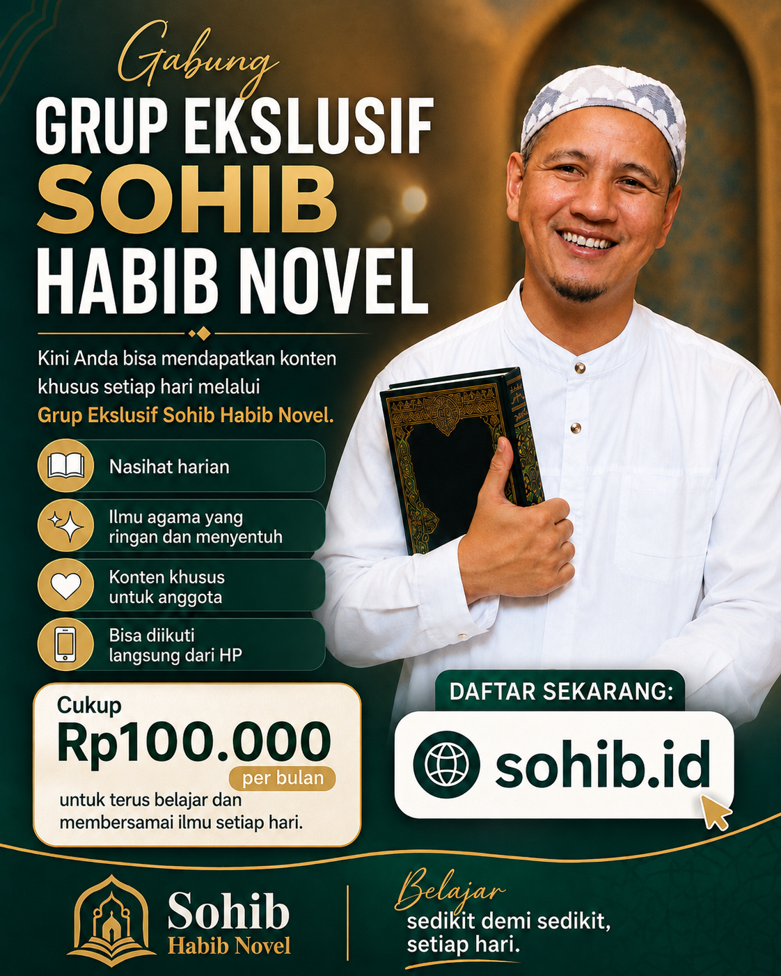 Flyer WhatsApp Status Premium Habib Novel Alaydrus